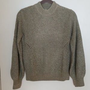 H&M Green Knit Sweater XS